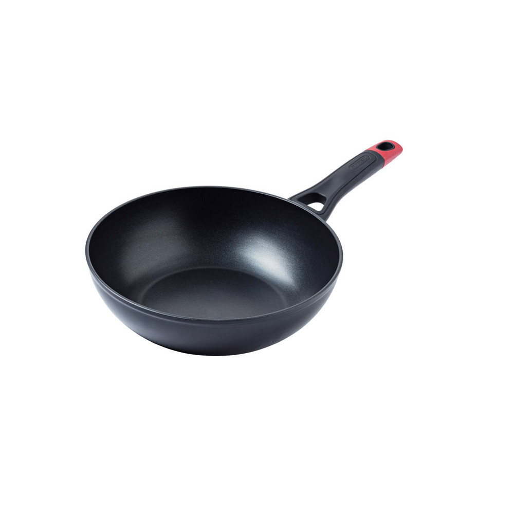  Сковорідка WOK червона смужка Optima plus 28 см Pyrex, ARC international OT28BW6