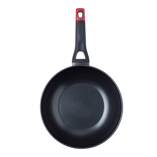  Сковорідка WOK червона смужка Optima plus 28 см Pyrex, ARC international OT28BW6