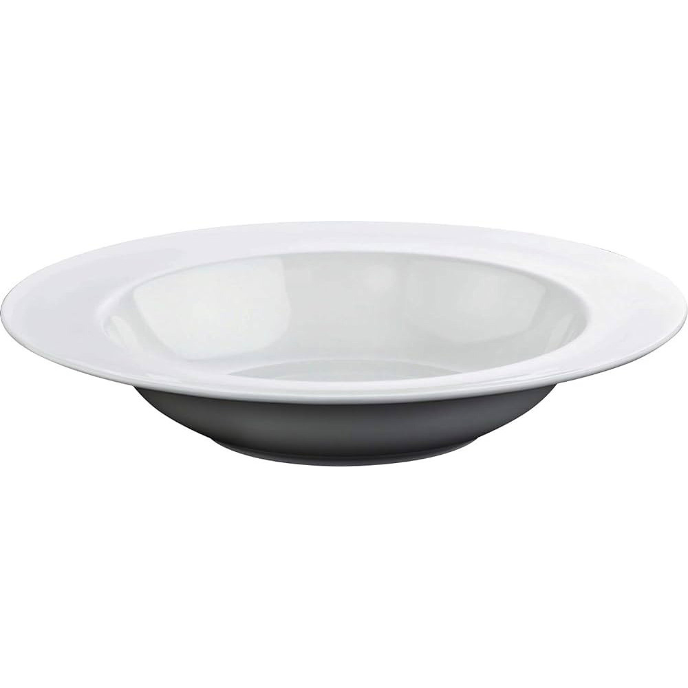  Тарілка кругла глибока класична біла White 450 мл 23 см Wilmax WL-991217 / A