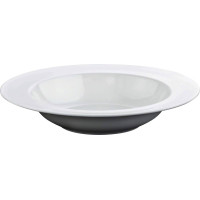  Тарілка кругла глибока класична біла White 450 мл 23 см Wilmax WL-991217 / A