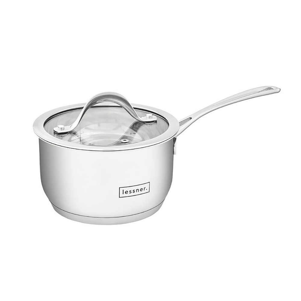  Каструля середньої висоти з кришкою L877 1,6 л 16 см Lessner 55877-16