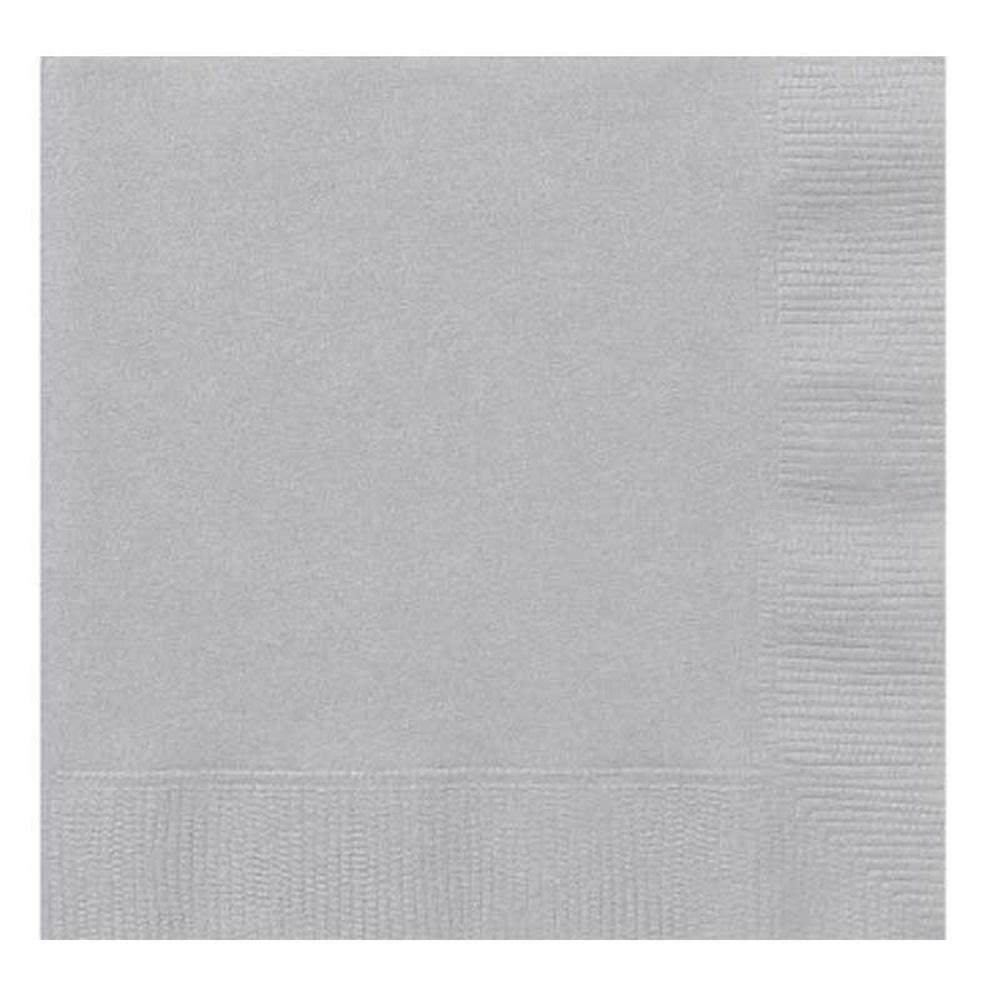  Серветка паперова тришарова сіра Napkin 33x33 см Марго