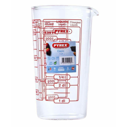  Склянка мірна прозора Classic 500 мл Pyrex, ARC international 888B000