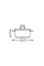  Каструля середньої висоти з пласкою кришкою Home profi 3 л 20x10 см Tescoma 774220