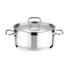  Каструля середньої висоти з пласкою кришкою Home profi 5 л 24x12 см Tescoma 774224