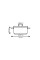  Каструля середньої висоти з пласкою кришкою Home profi 5 л 24x12 см Tescoma 774224