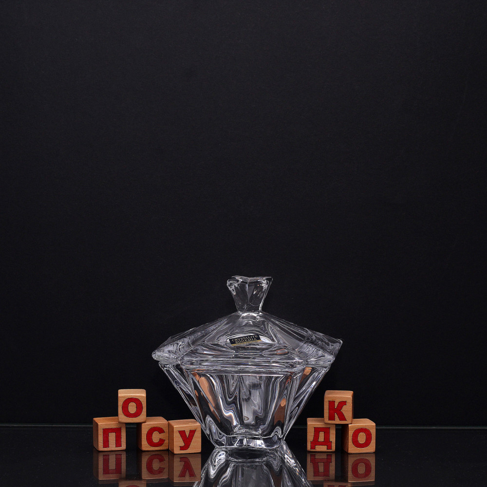  Цукерниця з кришкою Metropolitan 15x12 см Crystal Bohemia 5K918/1/99U18/150