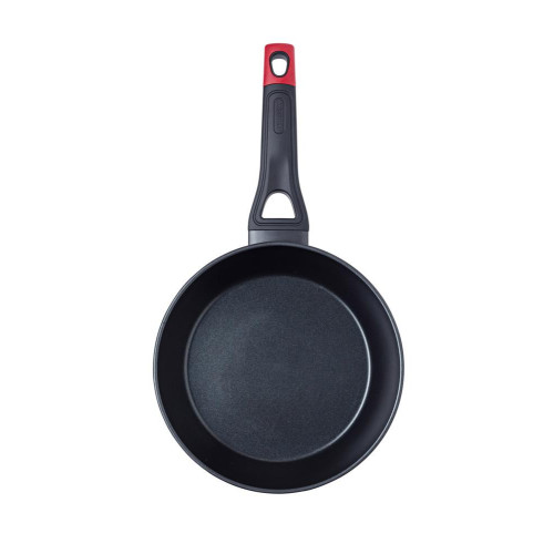  Сковорідка глибока червона смужка Optima plus 24 см Pyrex, ARC international OT24DF6