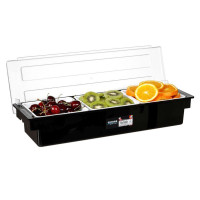  Ящик барный с крышкой 3 емкости Boxes 3x1,1 л 50x15x9 см Bora Plastik BO295