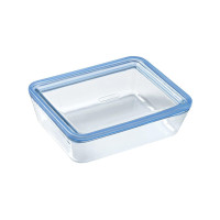  Форма для приготовления и хранения прямоугольная с крышкой Pure glass 800 мл 19x14x5 см Pyrex, ARC international 241A000