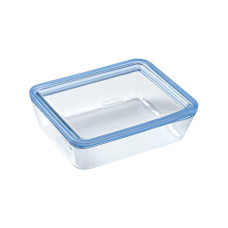  Форма для приготування та зберігання прямокутна з скляною кришкою Pure glass 800 мл 19x14x5 см Pyrex, ARC international 241A000