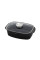  Каструля прямокутна з кришкою Black pro new 5,6 л 40x24x11 см Lessner 55873