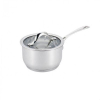  Ківшик з нержавіючою ручкою з кришкою L877 1,6 л 16 см Lessner 55877-16S