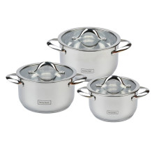  Каструлі з кришками в наборі L877 Lessner 55877-set6
