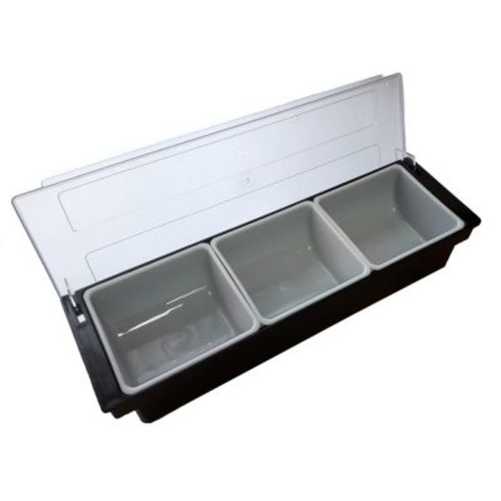 Ящик барний з кришкою 3 ємності Boxes 3x1,1 л 50x15x9 см WAS 1464103