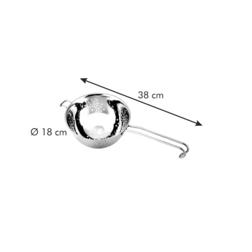  Друшляк з однією ручкою з вушком Grand chef 18x38 см Tescoma 428470