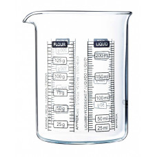  Склянка мірна прозора Kitchen lab 250 мл 10x8 см Pyrex, ARC international LABBK25