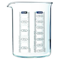  Склянка мірна прозора Kitchen lab 750 мл 13x10 см Pyrex, ARC international LABBK75