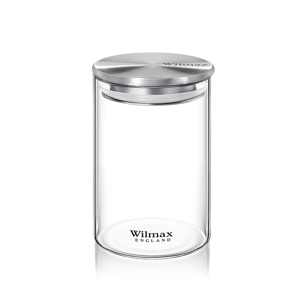 Банка для сипучих з металевою кришкою Thermo 950 мл Wilmax WL-888514 / A
