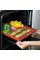  Лист для випічки та запікання з бортиком теракот Chef 56x36x2 см Silikomart Tapis roul 05