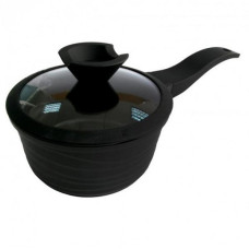  Ківшик з пластиковою ручкою з кришкою Black pro new 1,3 л 16 см Lessner 55872-16