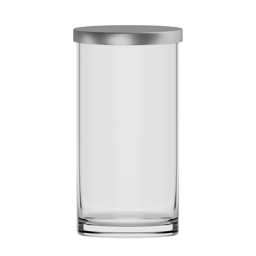  Ваза для квітів циліндр з кришкою Inga 1,4 л 20 см Trendglass 35583