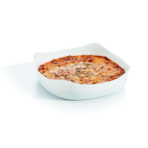  Форма для запікання та подачі квадратна біла Smart cuisine carine 2 л 26x26x4,7 см Luminarc, France