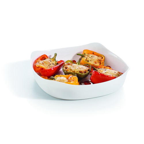  Форма для запікання та подачі квадратна біла Smart cuisine carine 3,1 л 29x29x6 см Luminarc, France