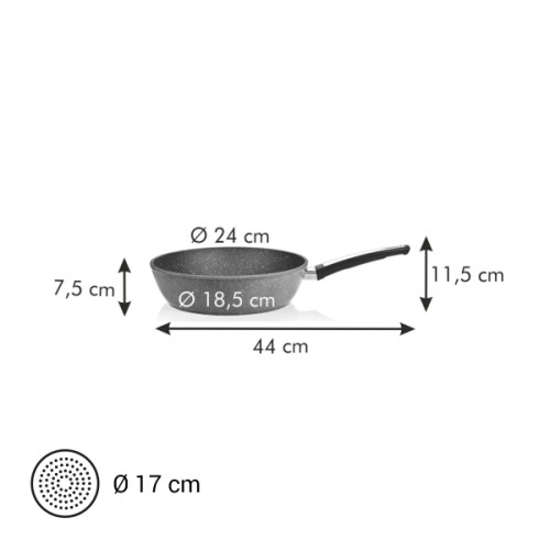  Сковорода глубокая i - Premium stone 24 см Tescoma 602434