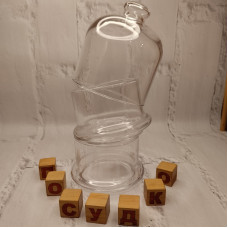  Ємність для подачі двоярусна з ковпаком Patisserie mini 2x230 мл 9x17 см Pasabahce 96985