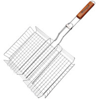  Решітка для грилю з ручкою з роздмухувачем BBQ 62x30x4 см Ringel RG-12002