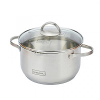  Каструля середньої висоти з кришкою L876 2,5 л 18 см Lessner 55876-18