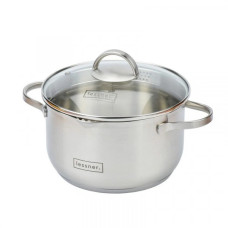  Каструля середньої висоти з кришкою L876 2,5 л 18 см Lessner 55876-18
