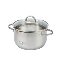  Кастрюля средней высоты с крышкой L876 3,5 л 20 см Lessner 55876-20