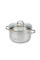  Кастрюля средней высоты с крышкой L876 4,5 л 22 см Lessner 55876-22
