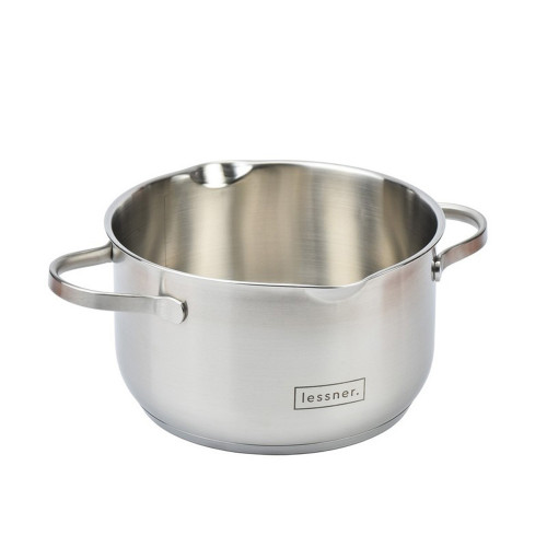  Каструля середньої висоти з кришкою L876 6 л 24 см Lessner 55876-24