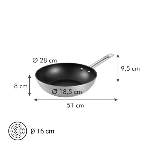  Сковорідка WOK Grand chef 28 см Tescoma 606863