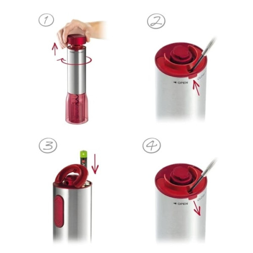  Штопор обертальний електричний Uno vino 6x22,5 см Tescoma 695408
