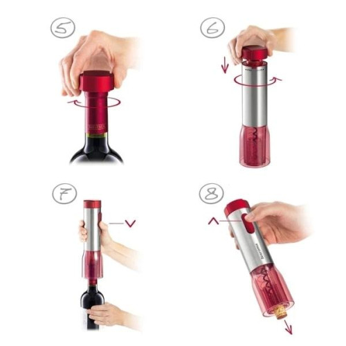  Штопор обертальний електричний Uno vino 6x22,5 см Tescoma 695408