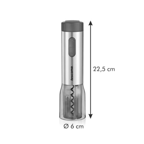  Штопор обертальний електричний Uno vino 6x22,5 см Tescoma 695408