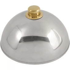  Ковпак-клоше для гарячого золотиста ручка Баранчик 25x15 см Stalgast 409250