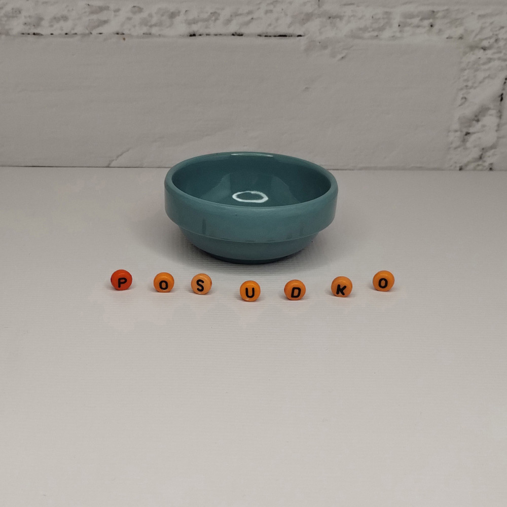  Соусник круглий блакитний Stackable 40 мл 6 см One Chef