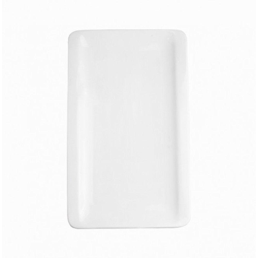  Блюдо прямокутне біле Eco w 25x10 см China