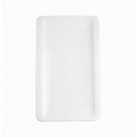  Блюдо прямокутне біле Eco w 25x10 см China