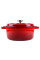  Каструля середньої висоти з кришкою червона Essen 2,9 л 22x15 см Ringel RG-2300-22