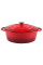  Каструля овальна з кришкою червона Essen 4,5 л 30x23 см Ringel RG-2308-30