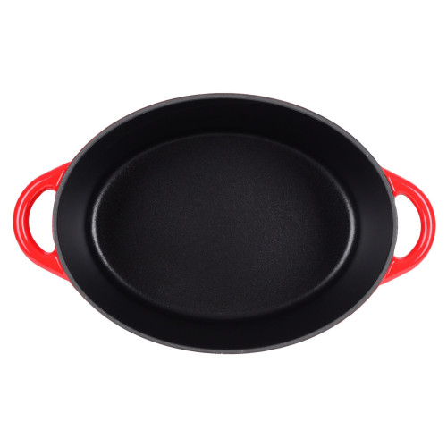 Каструля овальна з кришкою червона Essen 4,5 л 30x23 см Ringel RG-2308-30