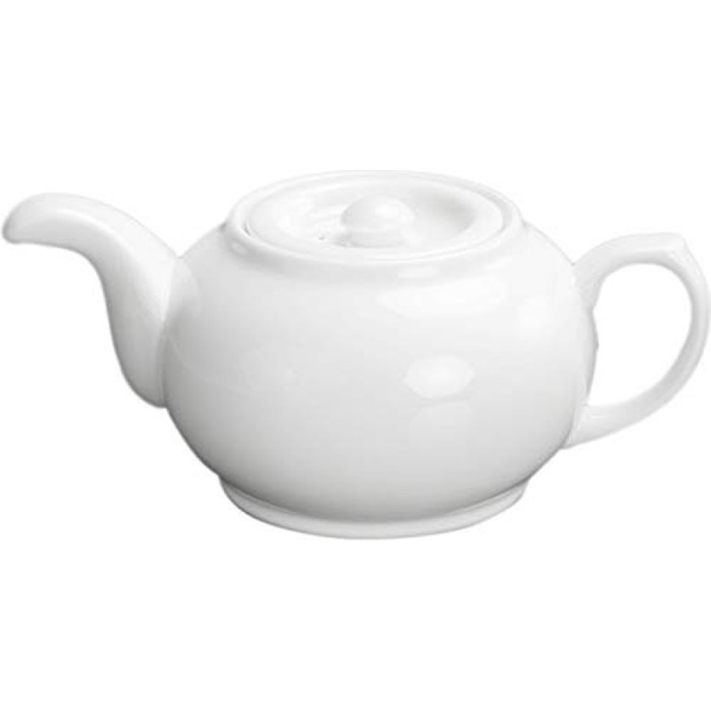  Чайник заварювальний з кришкою білий White 800 мл Wilmax WL-994011 / A