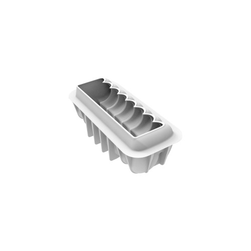  Форма для дессертов белая Cиликоновая 1,29 л 24x9x9 см Silikomart Buche coeur