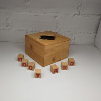  Серветниця диспенсер Bamboo 12x12x8 см China bamb